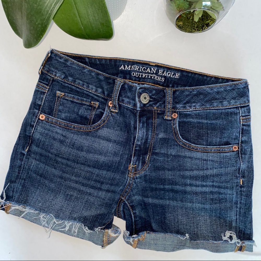 American Eagle Super Stretch Denim Shorts Size 6